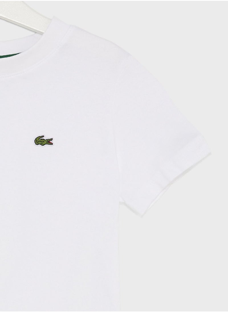 LACOSTE Kids Essential T-Shirt  - Image 3