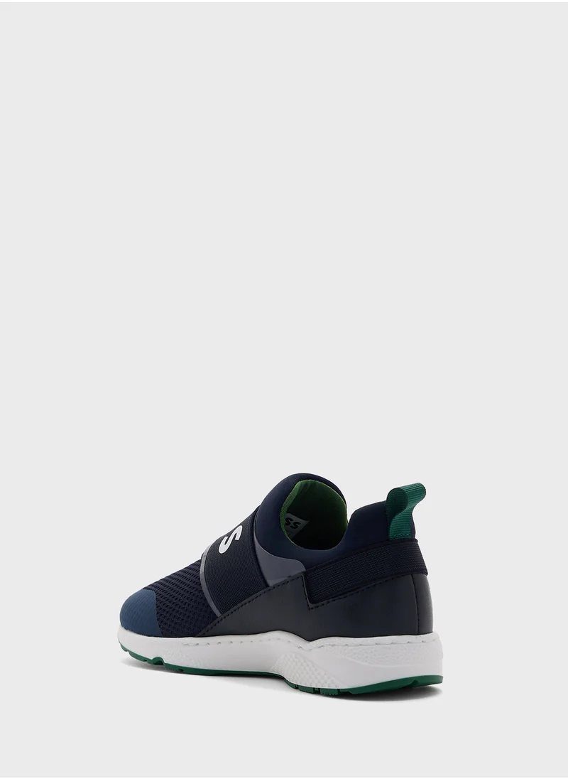 BOSS Kids Low Top Slip On Sneakers