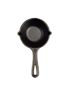 LODGE Seasoned Excellent Heat Distribution Cast Iron Melting Pot Black 2.87 x 5.43 x 9.31 inch LMP3  - Image 2