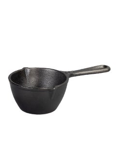 LODGE Seasoned Excellent Heat Distribution Cast Iron Melting Pot Black 2.87 x 5.43 x 9.31 inch LMP3  - Image 1