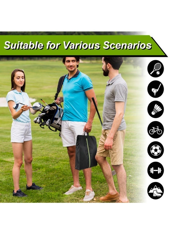 Smell Proof Sports Cleat Shoe Bag, Odor Resistant Portable Shoe Storage Organizer with Reinforced Handle & Carabiner for Travel & Sports - Image 5