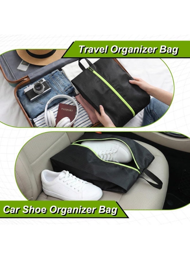 Smell Proof Sports Cleat Shoe Bag, Odor Resistant Portable Shoe Storage Organizer with Reinforced Handle & Carabiner for Travel & Sports - Image 2