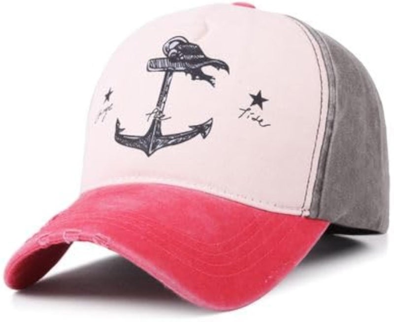Anchor Premium Brown and Red Cap