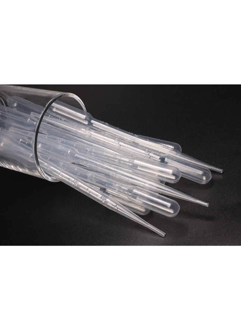3ML Disposable Plastic Essential Oils Graduated Transfer Pipettes Squeeze Dropper Makeup Tool for Small Amounts Liquid Measuring Mixing Blending and Diy Fragrance Soap Lipbalm Making, 20PCS - Image 4