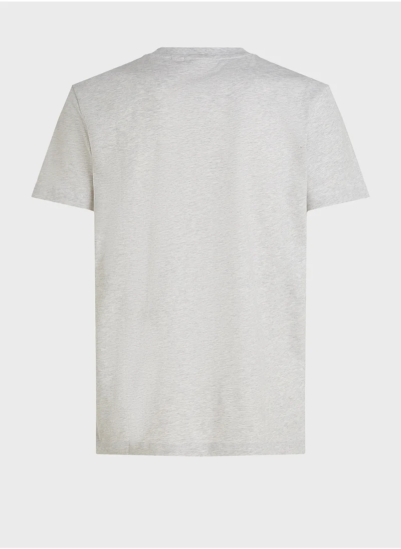 Calvin Klein Jeans Logo Print Crew Neck T-Shirt
