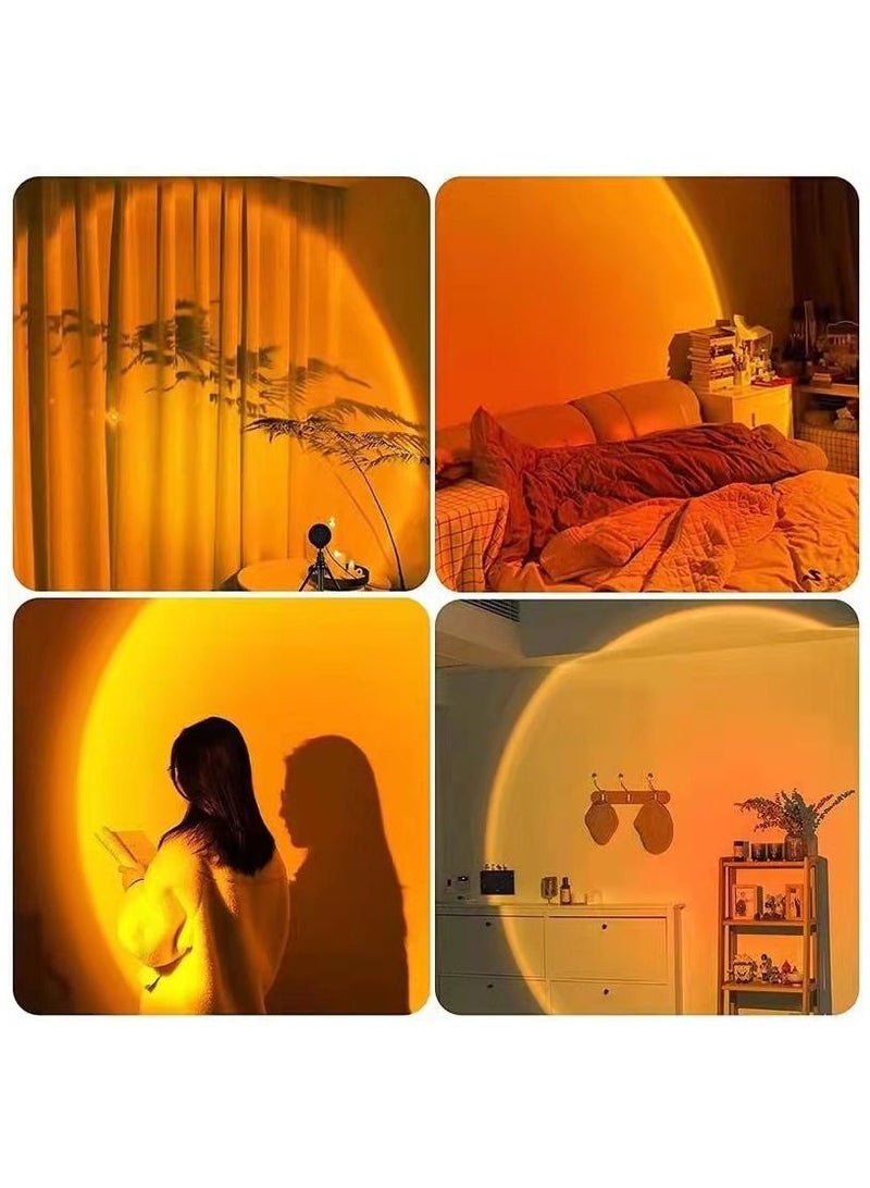 مصباح بروجيكتور قوس قزح عند غروب الشمس 6 واط LED ضوء ليلي - Image 5