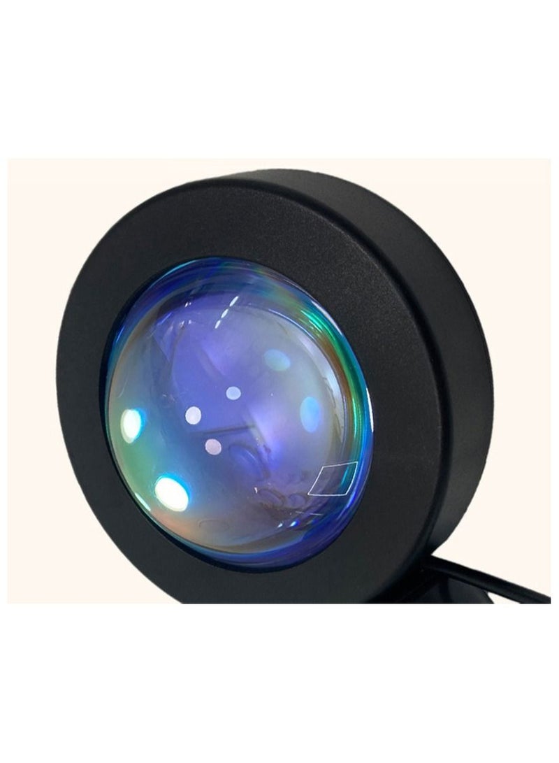 مصباح بروجيكتور قوس قزح عند غروب الشمس 6 واط LED ضوء ليلي - Image 4