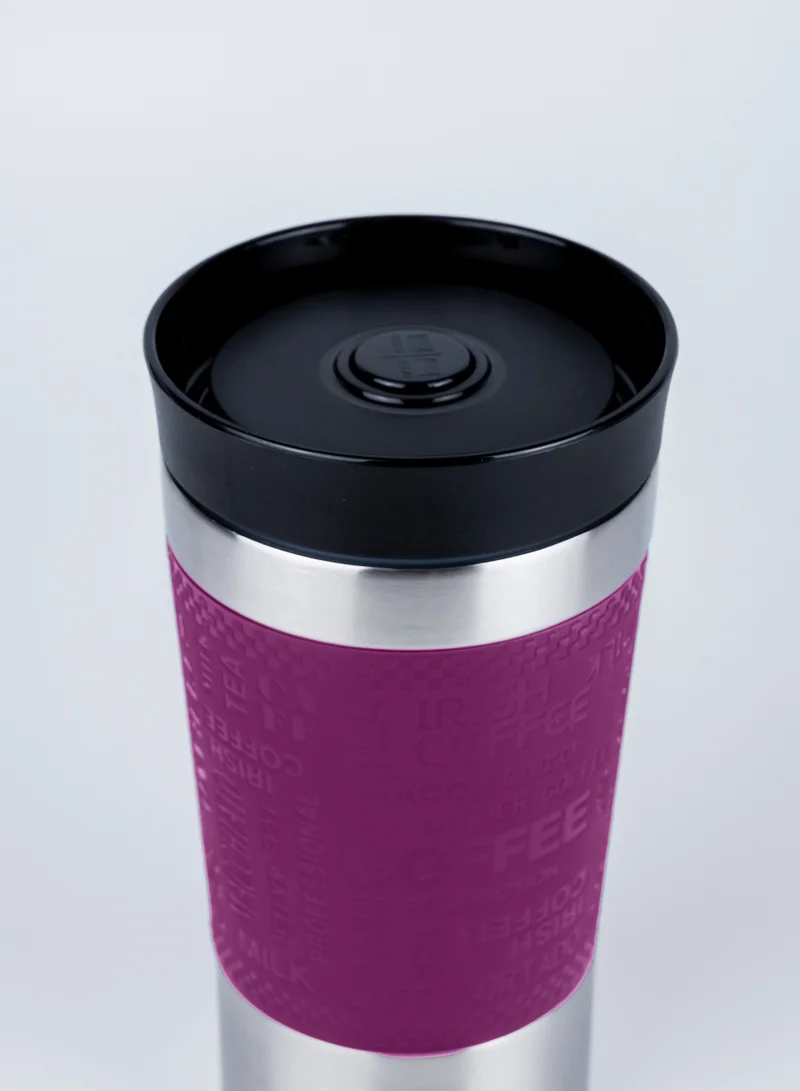 Nessan Nessan Tumbler Stainless Steel Vacuum Insulated Travel Mug Water Coffee Cup for Home Office Outdoor Works Great for Ice Drinks and Hot Beverage (450ml, Purple)