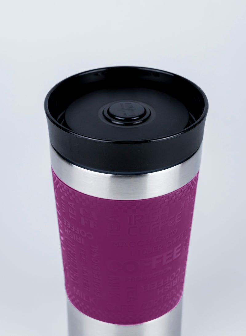 نيسان كوب نسّان تومبلر ستانلس ستيل معزول بالتفريغ للسفر والقهوة (450 مل، بنفسجي) - Image 2