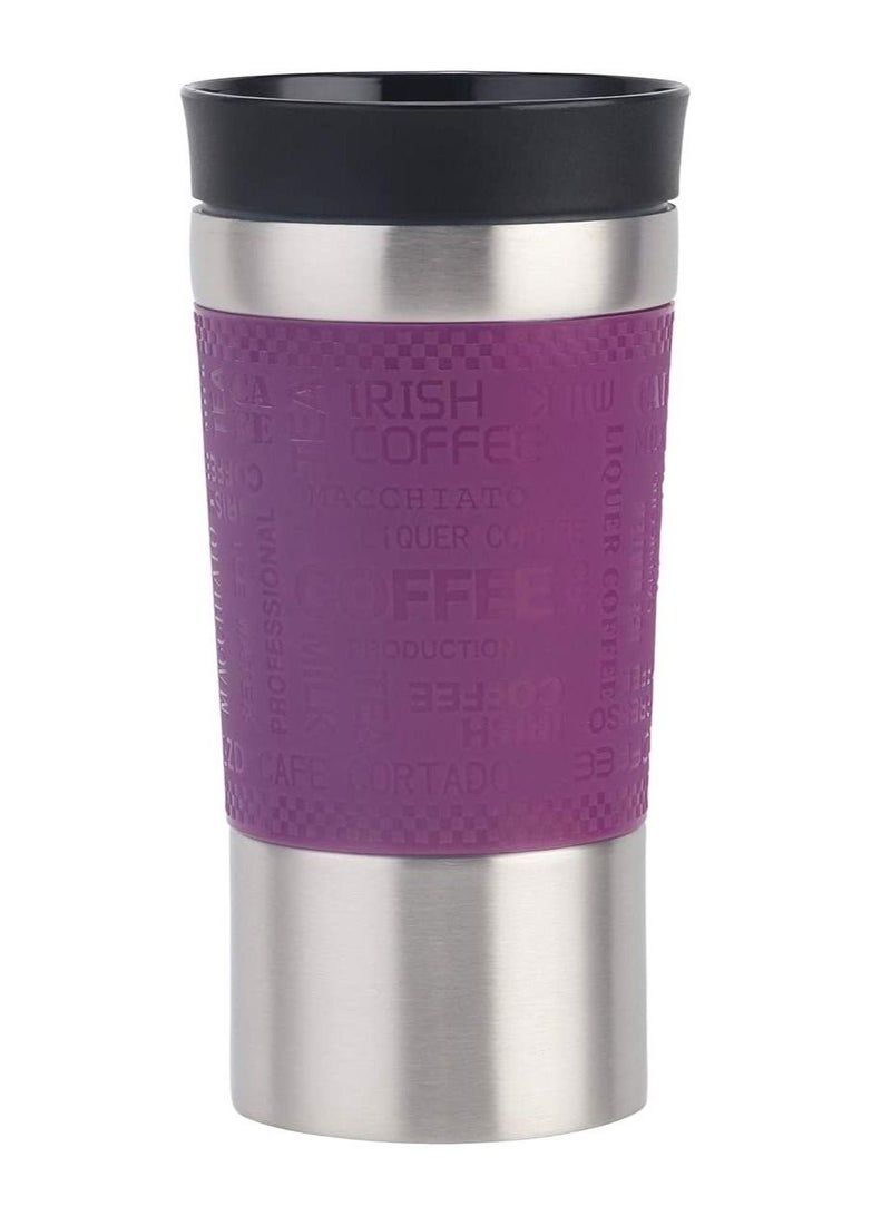 نيسان كوب نسّان تومبلر ستانلس ستيل معزول بالتفريغ للسفر والقهوة (450 مل، بنفسجي) - Image 1