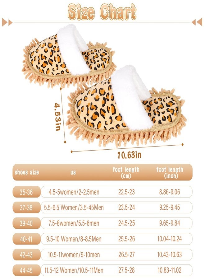 Whiidoom Microfiber Mop Slippers House Floor Dusting Slippers for Kitchen Office (Women 7-9/Men 5-7) - Image 2