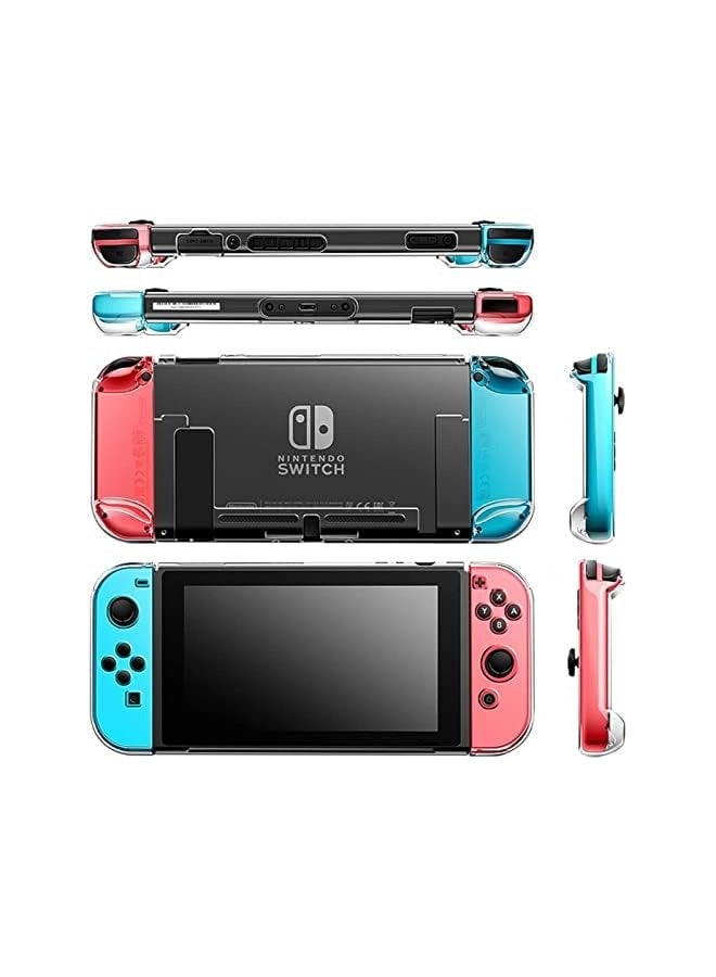 بروماس حافظة سويتش متوافقة مع نينتندو سويتش، مجموعة ملحقات MAKINGTEC 9 في 1 مع حقيبة حمل، حافظة واقية قابلة للإرساء، واقي شاشة عالي الدقة و6 قطع من أغطية مقابض الإبهام - Image 5