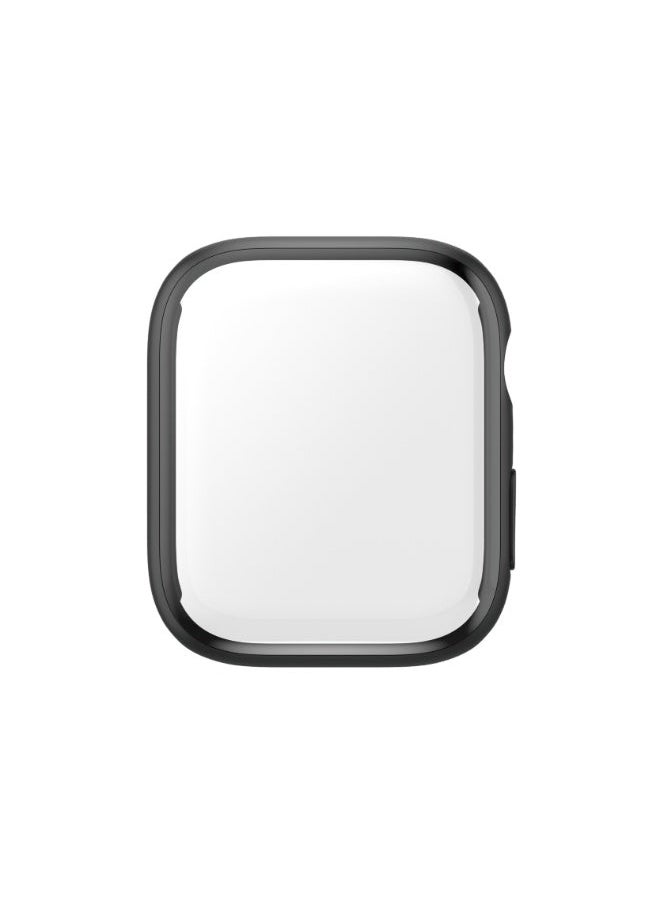 PanzerGlass - PanzerGlass Full Body Screen Protector w/ D3O Apple Watch Series 9 2023 41mm| Full Screen & Frame Coverage,  D3O Technology, Drop/Impact/Scratch Protection, Easy Install - Clear w/ Black Frame - Image 1