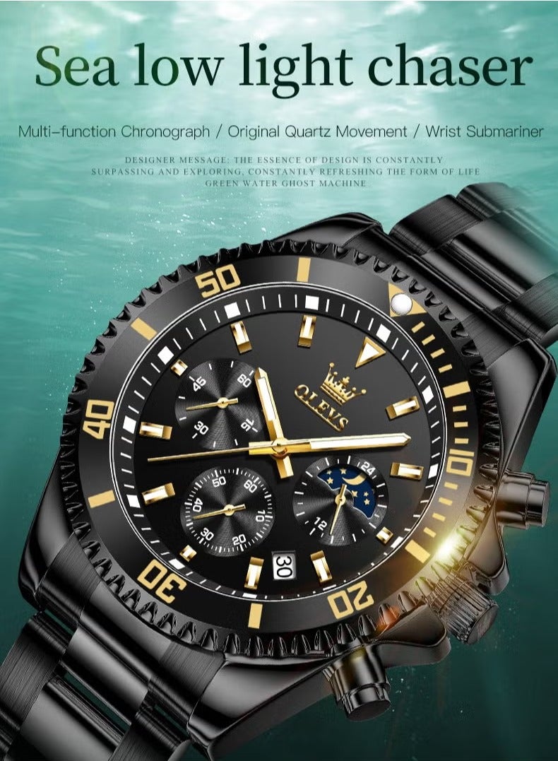 أوليفز ساعات على شكل ساعة كوارتز مقاومة للماء 2870 - Image 4