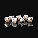 YEMEKO Sharp Edge DND Dice Set Handmade 7 Accessories Dice for Dungeons and Dragons TTRPG Games MultiSided RPG Polyhedral Resin Sharp Edge Dice Roleplaying Games - Image 4