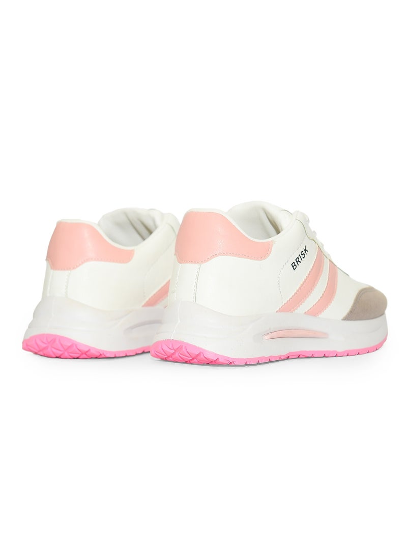 سنيكرز فاشون حريمي جلد – تصميم بسيط - Image 2