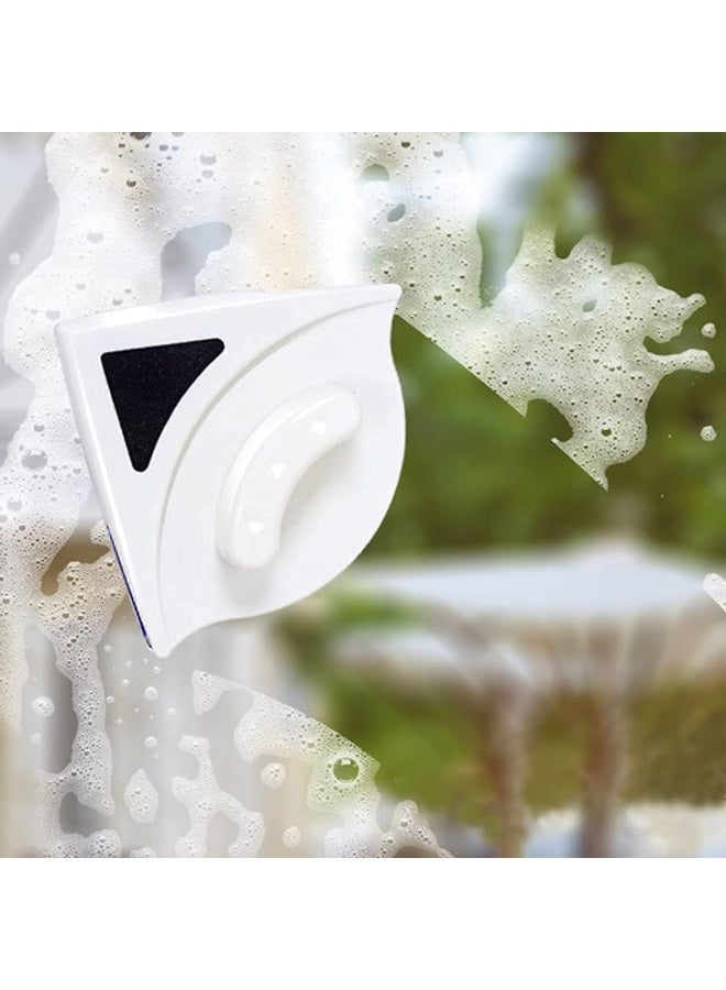 منظف زجاج مغناطيسي مزدوج الجوانب منظف نوافذ مغناطيسي أداة تنظيف زجاج خاصة مناسبة للنوافذ ذات الطبقة الواحدة بسمك 3-8 مم مزودة بحبل مضاد للسقوط بطول 2 متر مغناطيس قوي - Image 3