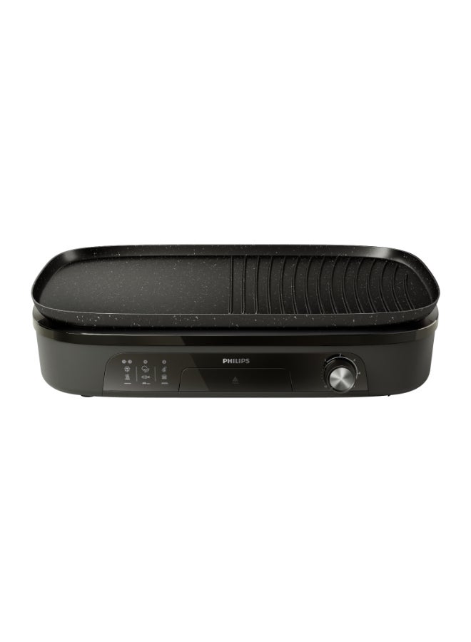 NOVA Electric Barbeque Grill NT-192BG 1850 Watts Tabletop BBQ Grill with Fast Heating Element, Non-Stick Cooking Surface and Safe Design for Indoor Outdoor Cooking - Image 2