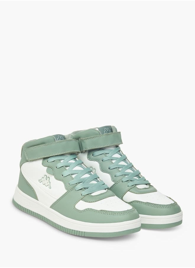 Kappa Womens Colourblock Sneakers with Hook and Loop Closure  - Image 2