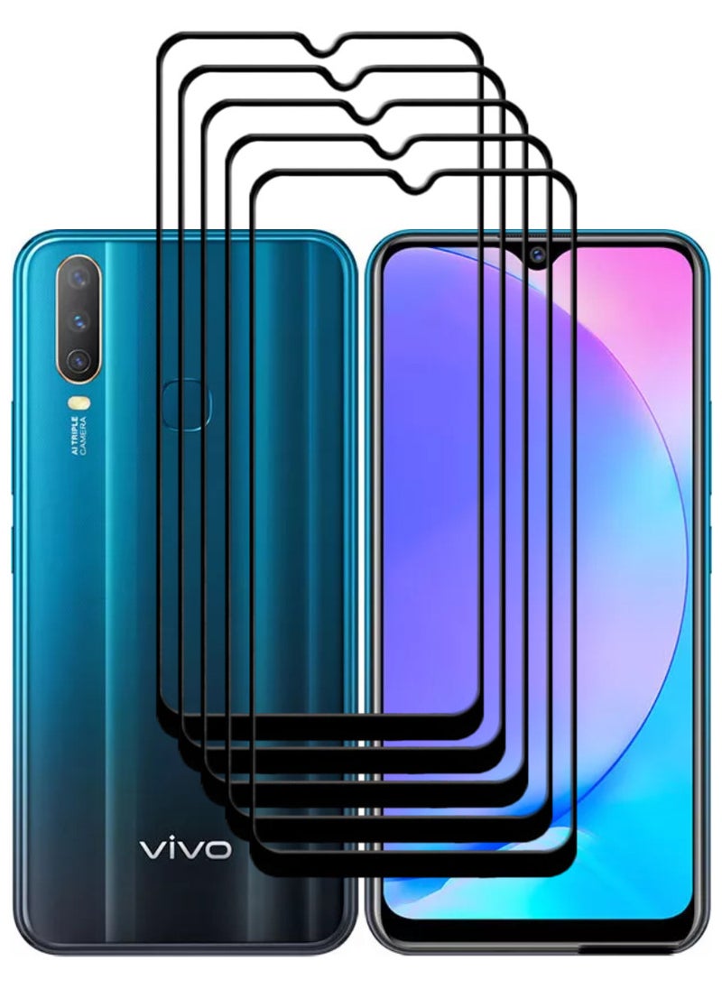 ACLIX 5 Pieces Antistatic ESD Dustproof Premium Quality High Definition Tempered Glass Screen Protector Designed For vivo Y17 - Image 1