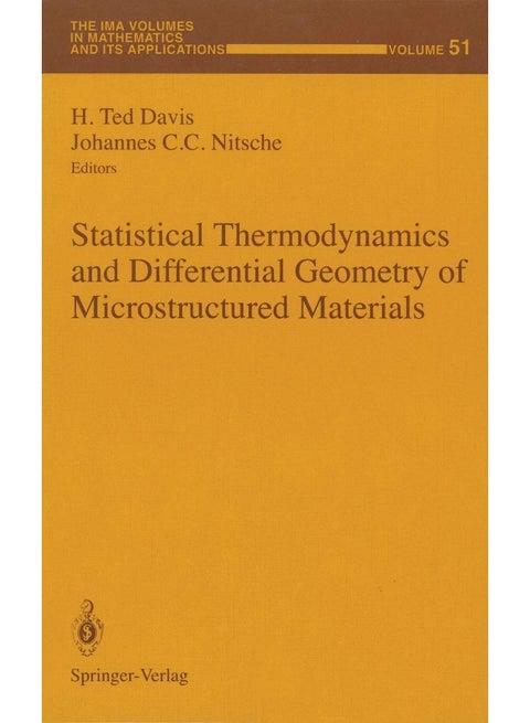 Statistical Thermodynamics and Differential Geometry of Microstructured Materials