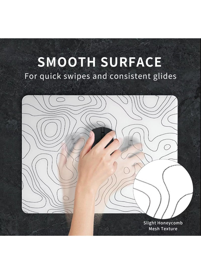 GAMETEN Glass Gaming Mouse Pad – 40×45 cm Large Hard Surface | Water u0026 Scratch Resistant | Ultra-Smooth Glide | Easy to Clean | Professional Gaming Desk Mat - Image 3