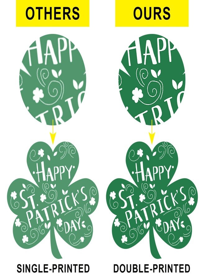 Hongsome 109Pcs St Patricks Day Window Clings, Shamrock Window Stickers for St Patricks Day Decorations - Image 4
