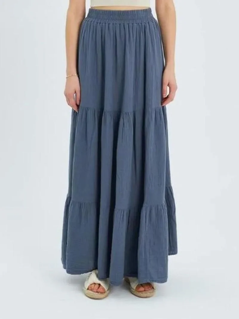 MixRay Mixray Maxi Cotton Skirt