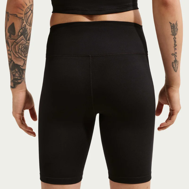 Nike Black Women's One Dri-FIT High-Rise Bike Shorts for Women | Best Price UAE