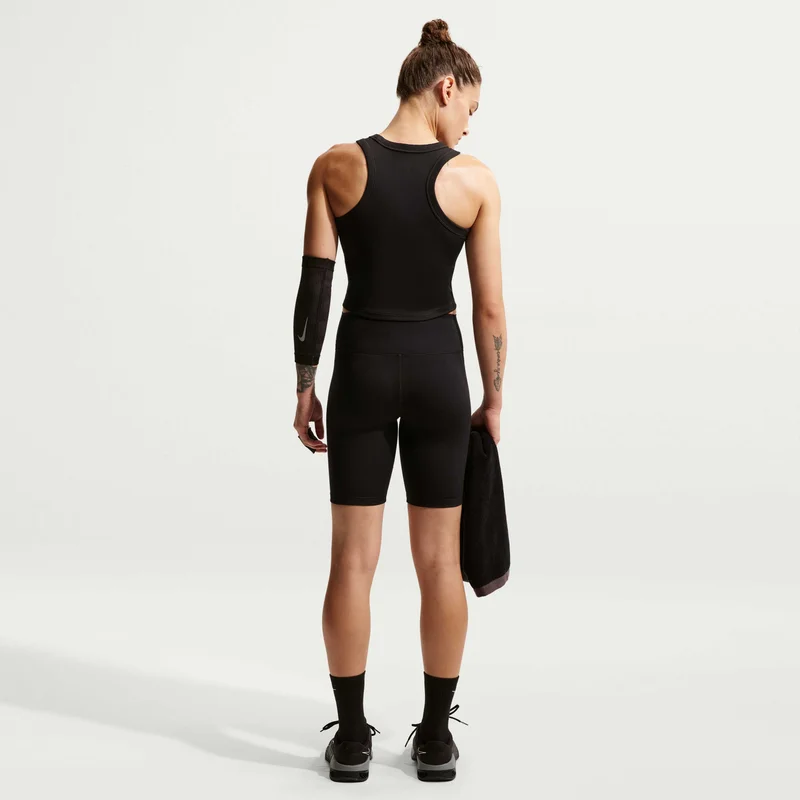 Nike Black Women's One Dri-FIT High-Rise Bike Shorts for Women | Best Price UAE