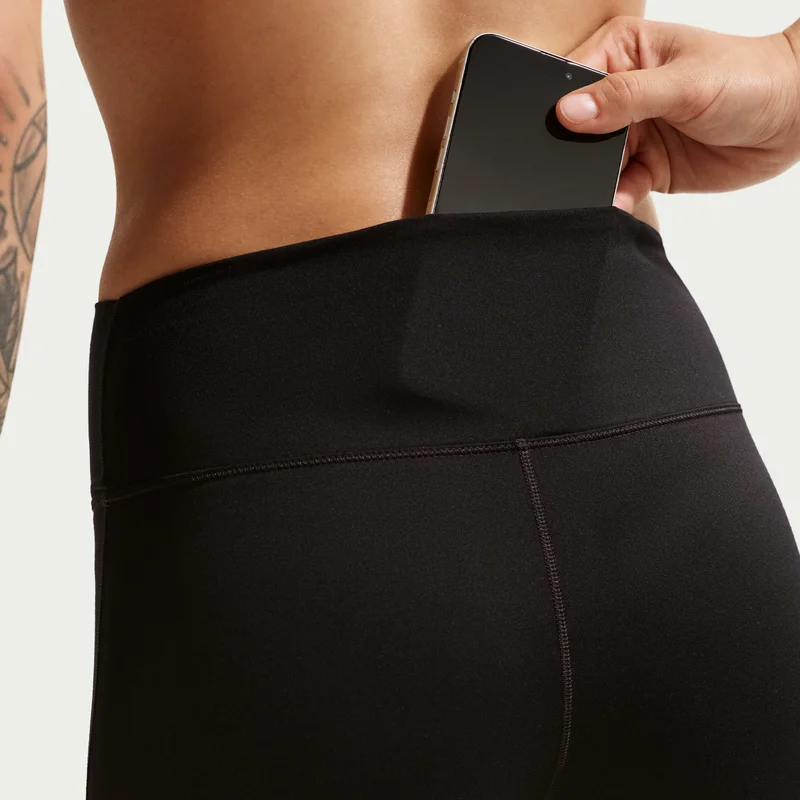 Nike Black Women's One Dri-FIT High-Rise Bike Shorts for Women | Best Price UAE