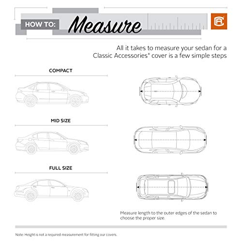 Classic Accessories Over Drive PolyPRO 1 Compact SUV and Pickup Cover, Fits SUVs and pickups up to 15' L - Image 4