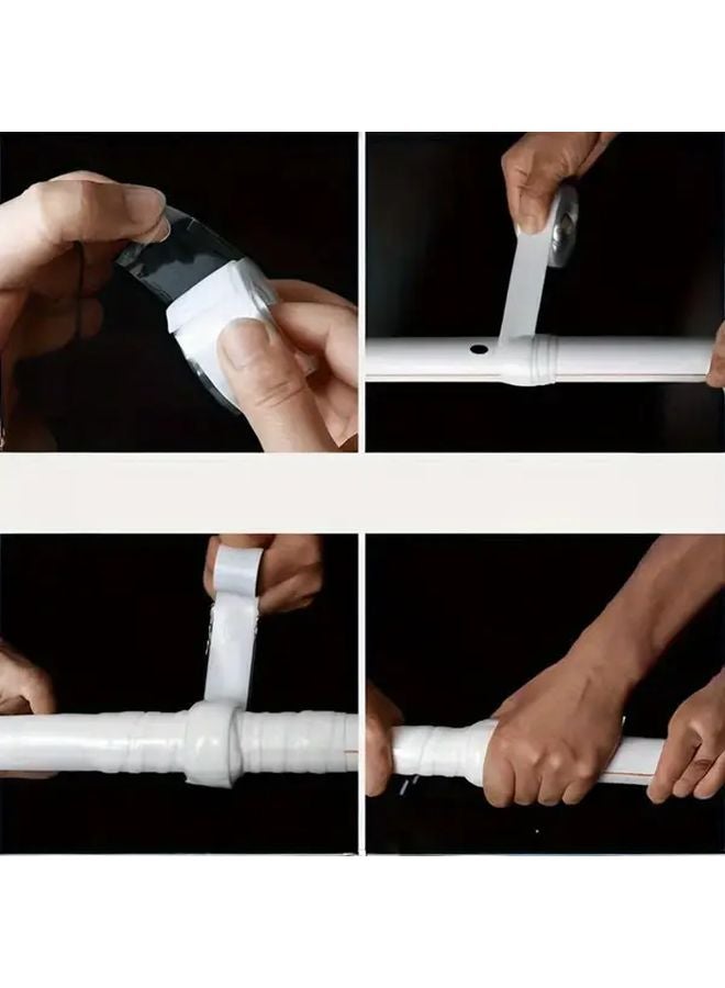 White Self Fusing Silicone Tape For Quick Leak Repair Strong Adhesive - Image 3