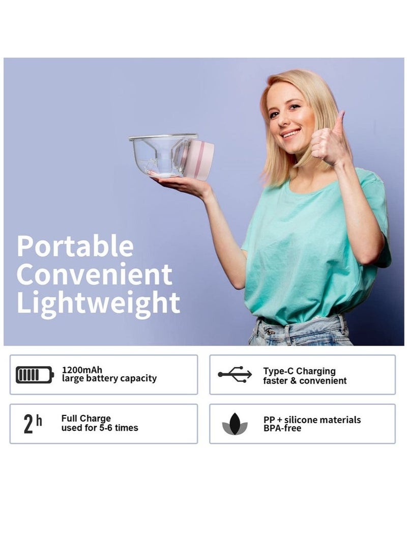 عربست مضخة ثدي كهربائية، مضخات ثدي لاسلكية محمولة، 3 أوضاع و9 مستويات مضخة حليب الرضاعة الطبيعية، قابلة للارتداء بدون استخدام اليدين وقابلة للتعديل وغير مؤلمة وشفط قوي ووظيفة الذاكرةمضخة ثدي كهربائية، مضخات ثدي لاسلكية محمولة، 3 أوضاع و9 مستويات مضخة حليب الرضاعة الطبيعية، قابلة للارتداء بدون استخدام اليدين وقابلة للتعديل وغير مؤلمة وشفط قوي ووظيفة الذاكرة - Image 3