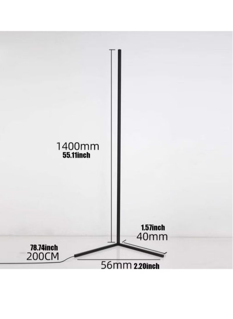 Raxoom - Stylish RGB Corner Floor Lamp – Customizable Color, Brightness & Temperature with Remote Control for Living Room & Bedroom Ambiance - Image 1