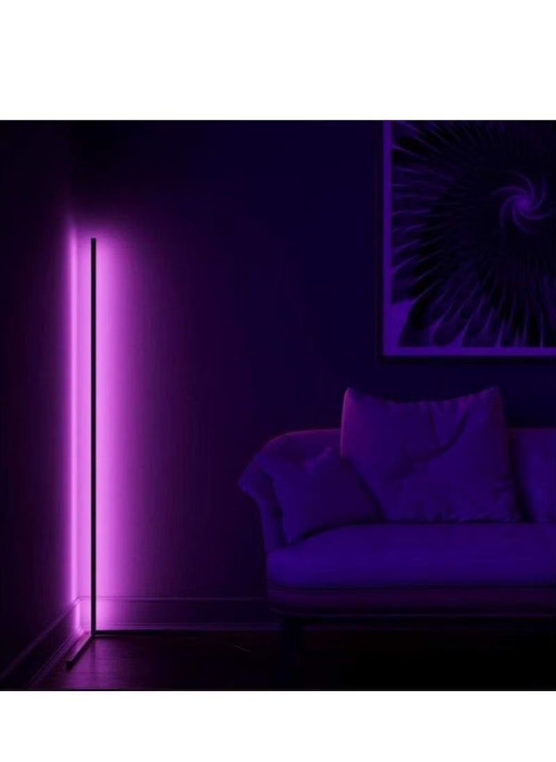 Raxoom - Stylish RGB Corner Floor Lamp – Customizable Color, Brightness & Temperature with Remote Control for Living Room & Bedroom Ambiance - Image 1