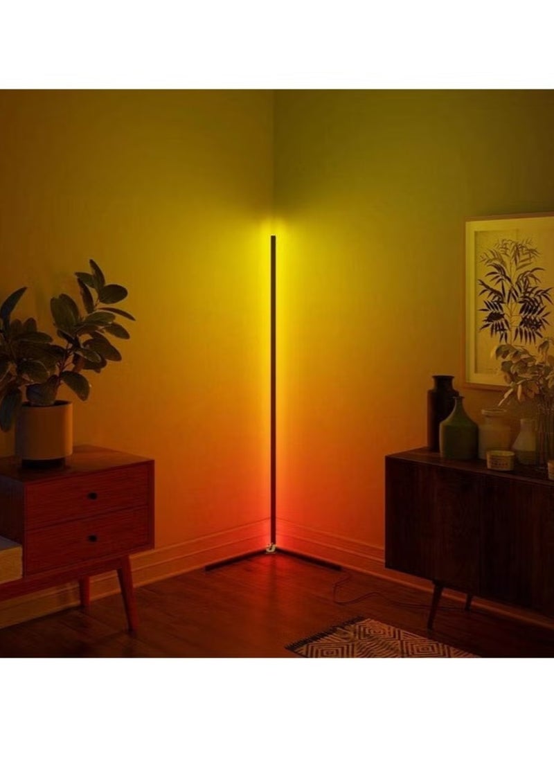 Raxoom - Stylish RGB Corner Floor Lamp – Customizable Color, Brightness & Temperature with Remote Control for Living Room & Bedroom Ambiance - Image 1