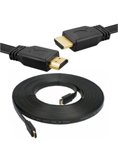 Wozlo HDMI Cable 4K Full HD 3D Supported 3840*2160 Flat Flat Slim Cable 10 Meters  - Image 2
