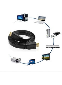 Wozlo HDMI Cable 4K Full HD 3D Supported 3840*2160 Flat Flat Slim Cable 10 Meters  - Image 5