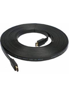 Wozlo HDMI Cable 4K Full HD 3D Supported 3840*2160 Flat Flat Slim Cable 10 Meters  - Image 4