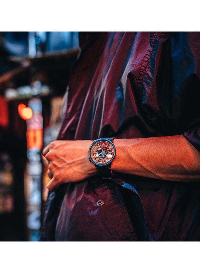 Swatch ساعة يونيكس بلاستيكية كوارتز فاير تيست - Image 5