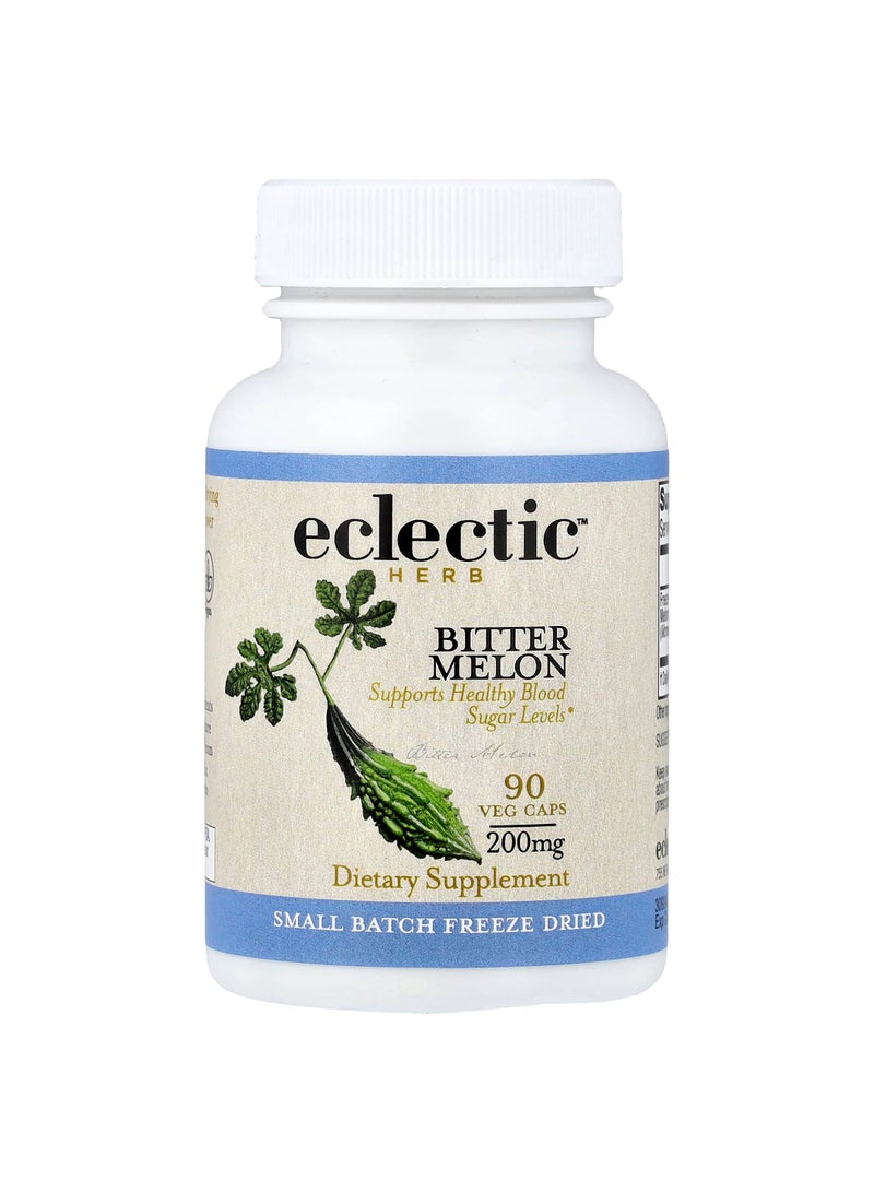 Eclectic Herb Freeze Dried, Bitter Melon, 200 mg, 90 Veg Caps