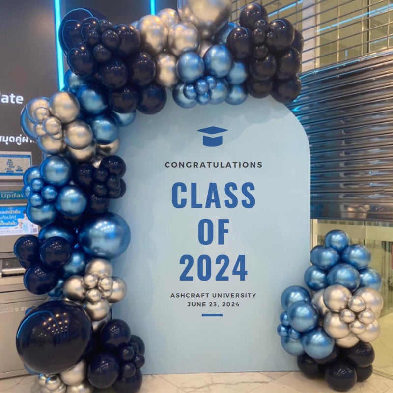 Awenztech Metallic Blue Balloons 12 inch, Chrome Blue Latex Balloons 50pcs Party Balloons for Graduation Christening Baby Shower Birthday Party Decorations - Image 3