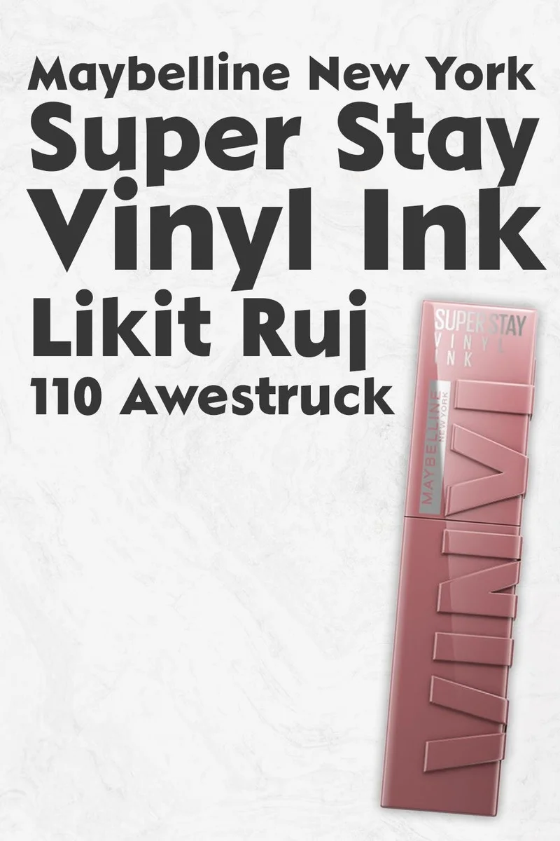 MAYBELLINE NEW YORK Super Stay Vinyl Ink Liquid Lipstick 110 Awestruck