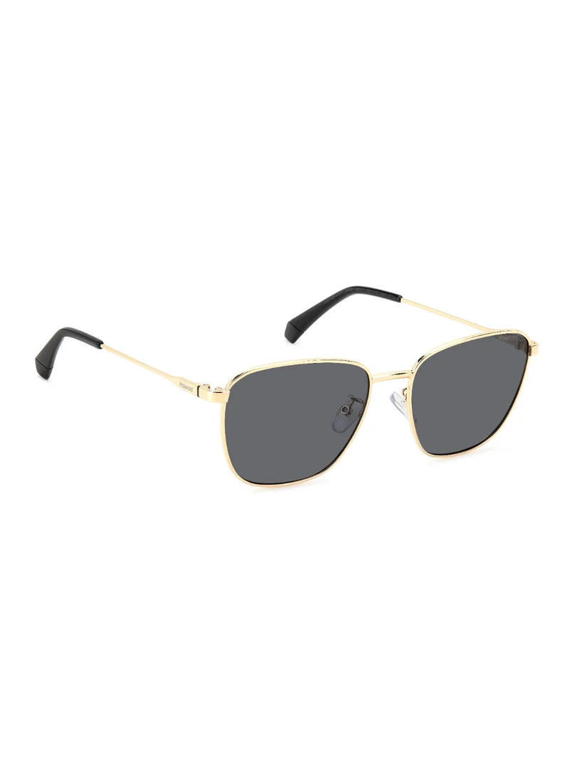 بولارويد Men's UV Protection Sunglasses Pld 4159/G/S/X Gold 47 - Lens Size: 56 Mm