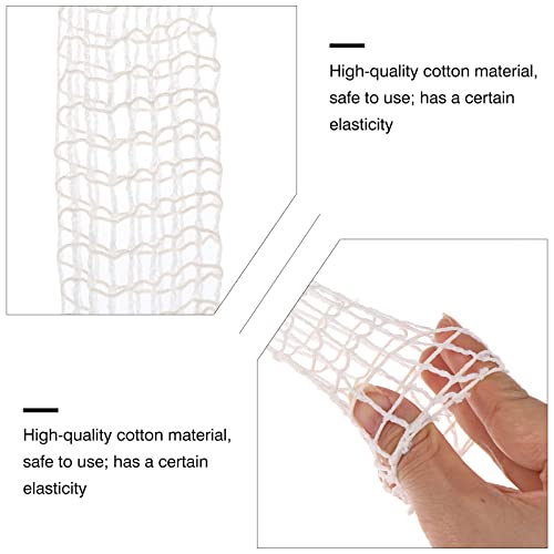Yiphates 5m Meat Netting Roll,Size 18,Elastic Smoked Meat Poultry Ham Netting Meat Butcher Twine Net Roll Wrapping Net,Beef Netting Roll for Meat Cooking Meat Sausage Making - Image 3