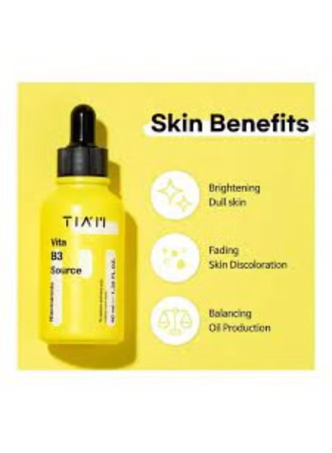 TIA'M Vita B3 Source Serum for Skin Brightening and Dark Spot Correcting - 40ml - Image 3