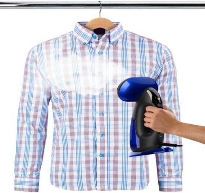 Conair 2-in-1 Handheld Garment Steamer and Iron | Turbo Extreme Steam 1875W | Fast Heat-Up for Powerful Wrinkle Removal | Dual Use for Vertical and Horizontal Steaming - GS108SDE - Image 4