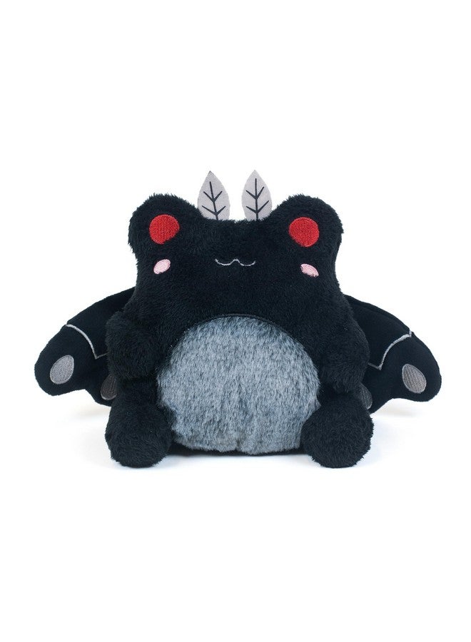 Cuddle Barn PlushGoals - Mothman Wawa The Froggie Soft Black Stuffed Animal Kawaii Frog Plush Toy, 6 inches - Image 1