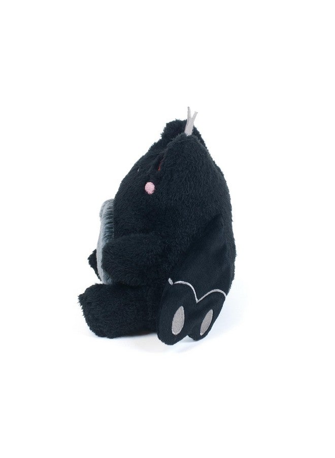 Cuddle Barn PlushGoals - Mothman Wawa The Froggie Soft Black Stuffed Animal Kawaii Frog Plush Toy, 6 inches - Image 3
